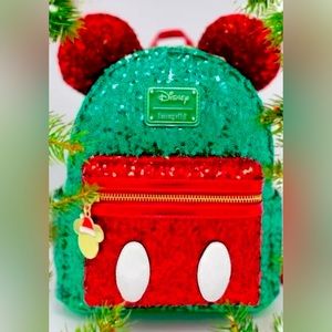 Loungefly Disney Holidy Exclusive Backpack NWT